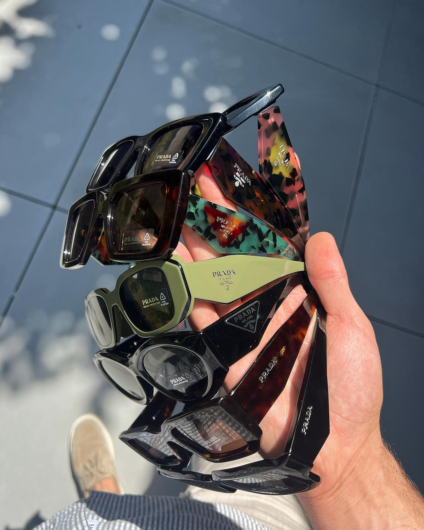 🌟😎 Elevate Your Style Game with Optiek Van Lindt x Prada Sunglasses! 😎🌟 Visit us today ❤️ #prada #sunglasses #seeinstyle